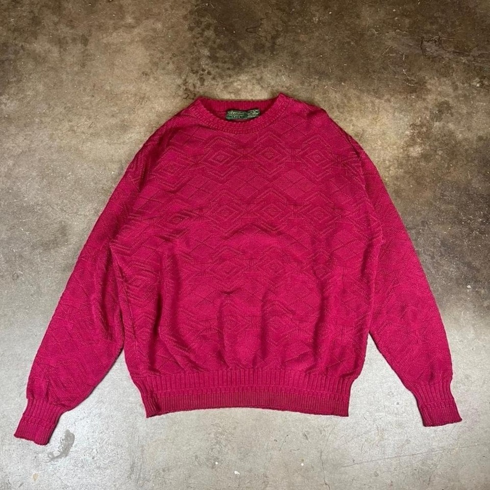 Vintage 90s St. John's bay sports sweater Size men's Large